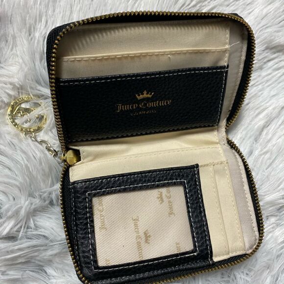 Juicy Couture Black Zip Up Wallet - Picture 3 of 3
